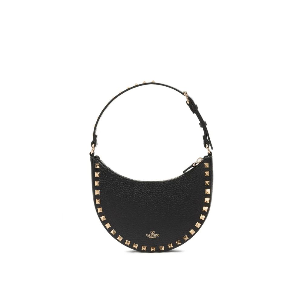 Valentino Garavani Black Calfskin Shoulder Bag Glam Steals