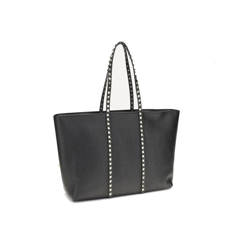 Valentino Garavani Black Calfskin Tote Bag Glam Steals