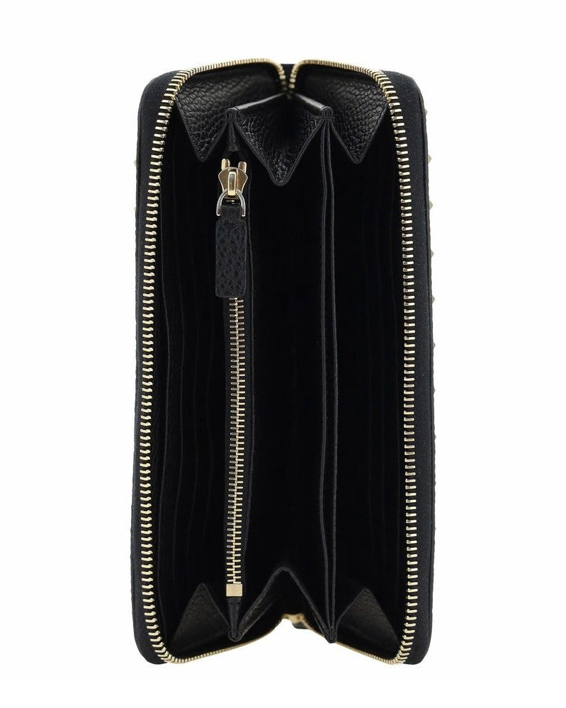 Valentino Garavani Black Calfskin Wallet Glam Steals