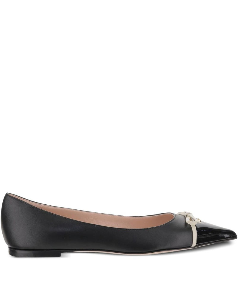 Valentino Garavani Black Flat Shoes Glam Steals
