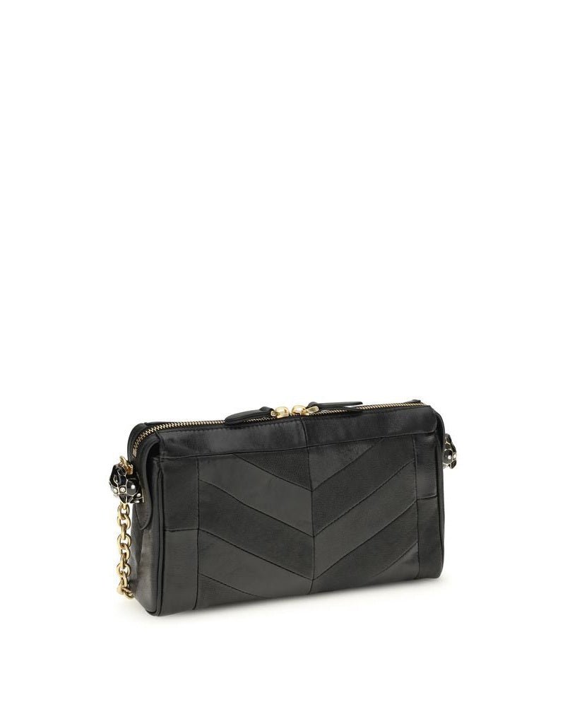 Valentino Garavani Black Lamb Ovis Aries Shoulder Bag 