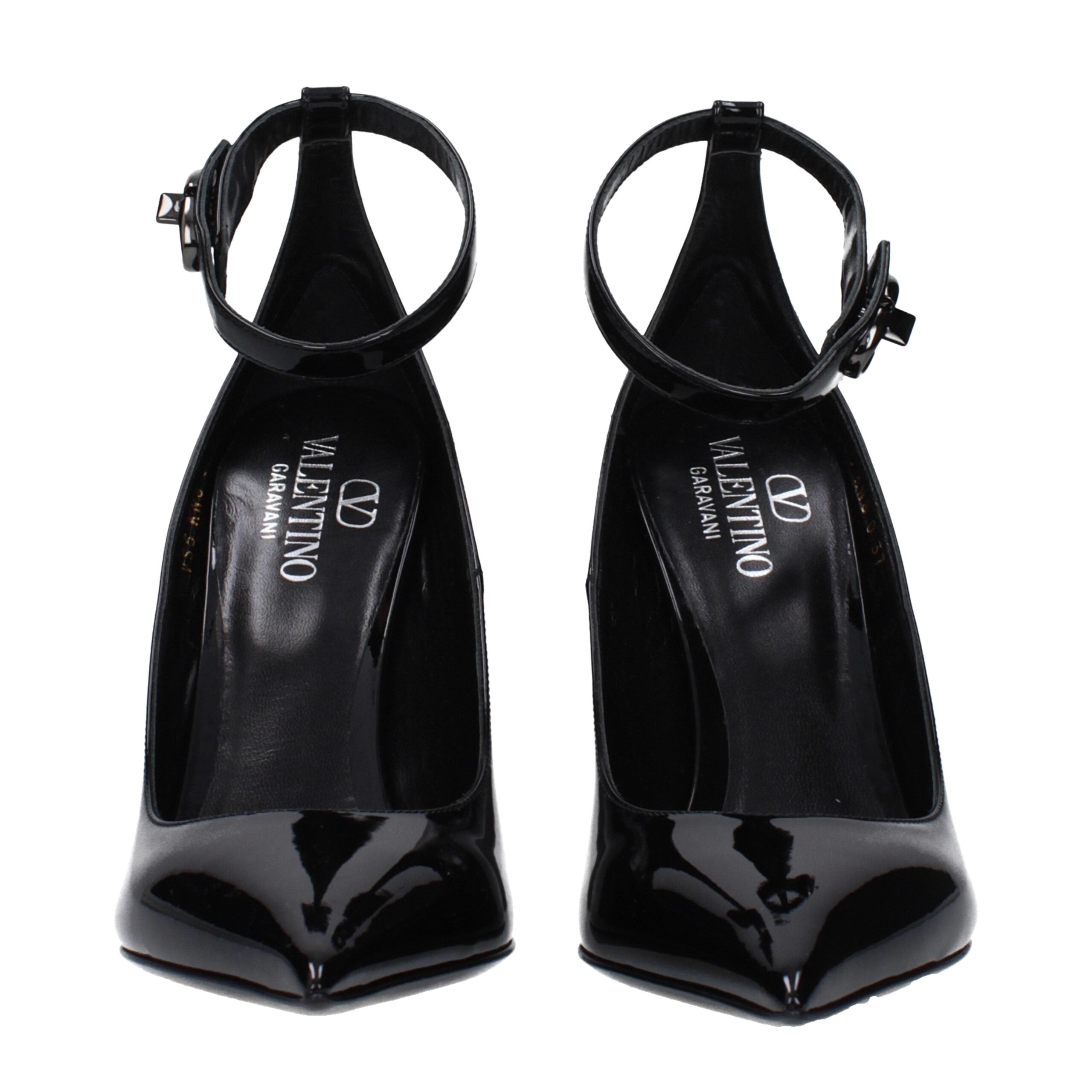 Valentino Garavani Black Leather Platforms Pumps Glam Steals