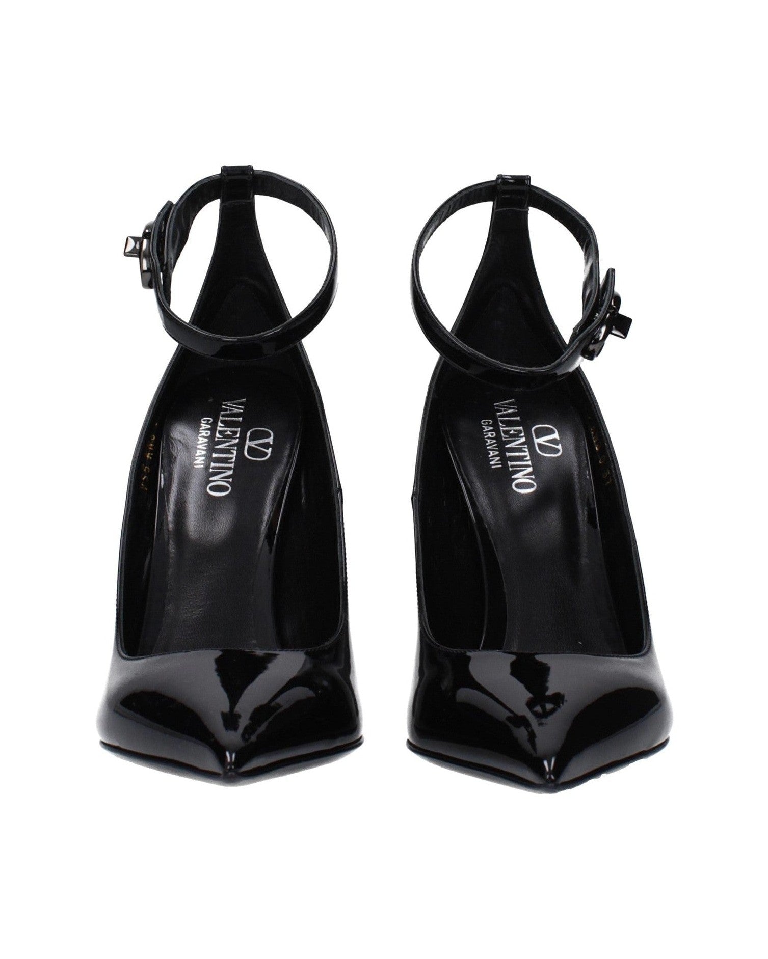 Valentino Garavani Black Leather Platforms Pumps Glam Steals