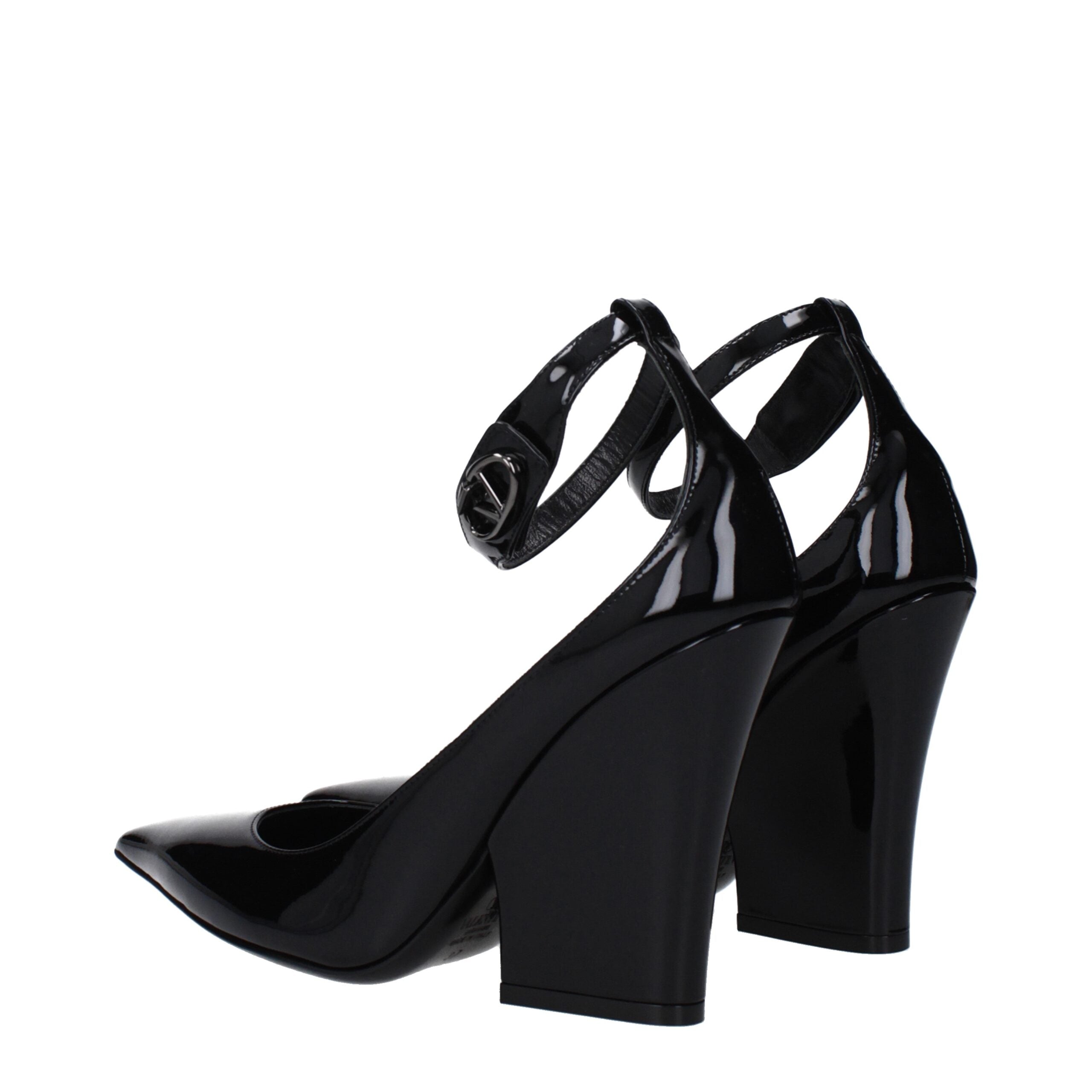 Valentino Garavani Black Leather Platforms Pumps Glam Steals