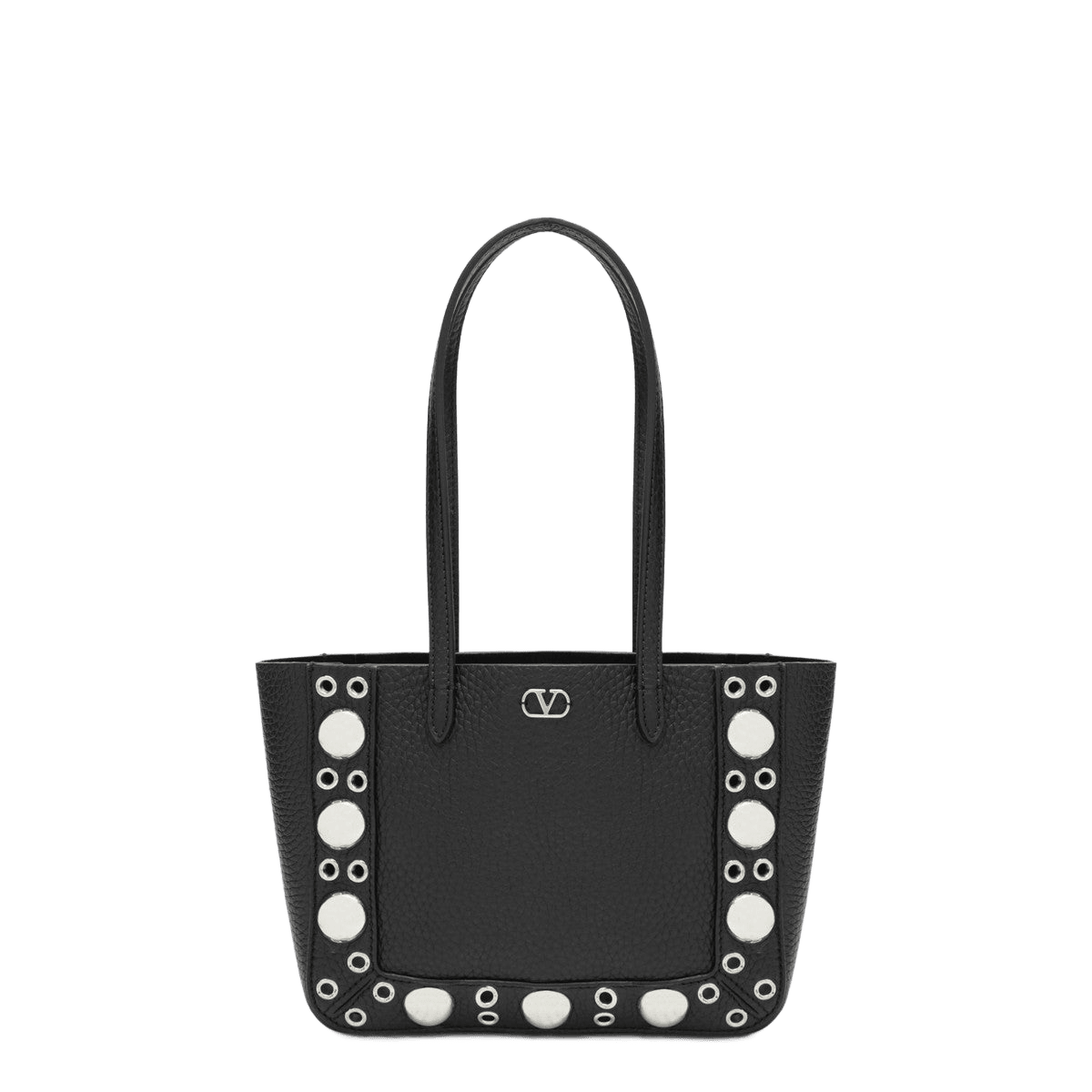 Valentino Garavani Black Mini Nellcôte Grained Calfskin Bag Glam Steals