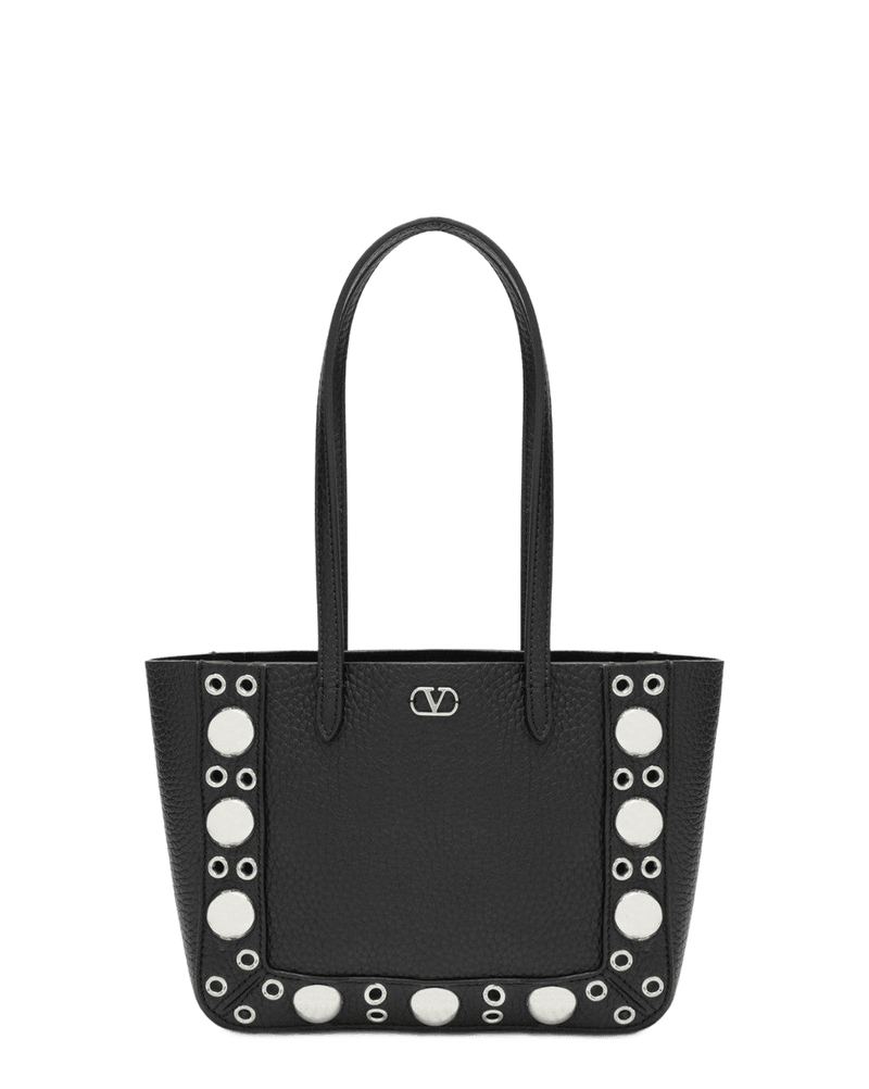 Valentino Garavani Black Mini Nellcôte Grained Calfskin Bag Glam Steals