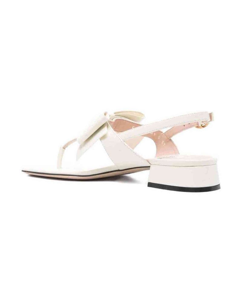 Valentino Garavani Bow Embellished Slingback Sandals Glam Steals