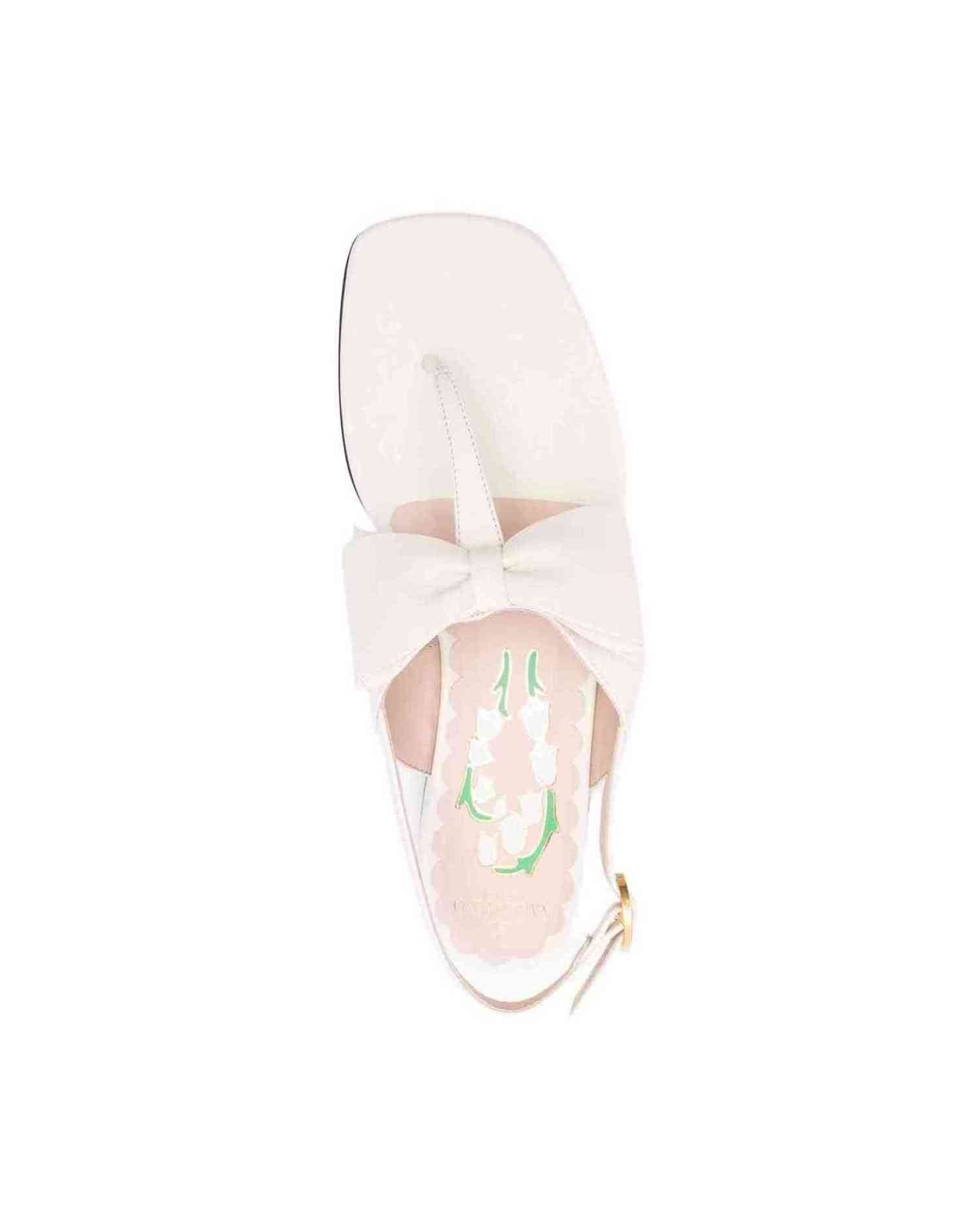 Valentino Garavani Bow Embellished Slingback Sandals Glam Steals