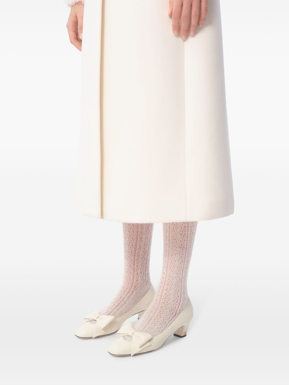 Valentino Garavani Bowow Décolleté in Kid 45mm Glam Steals