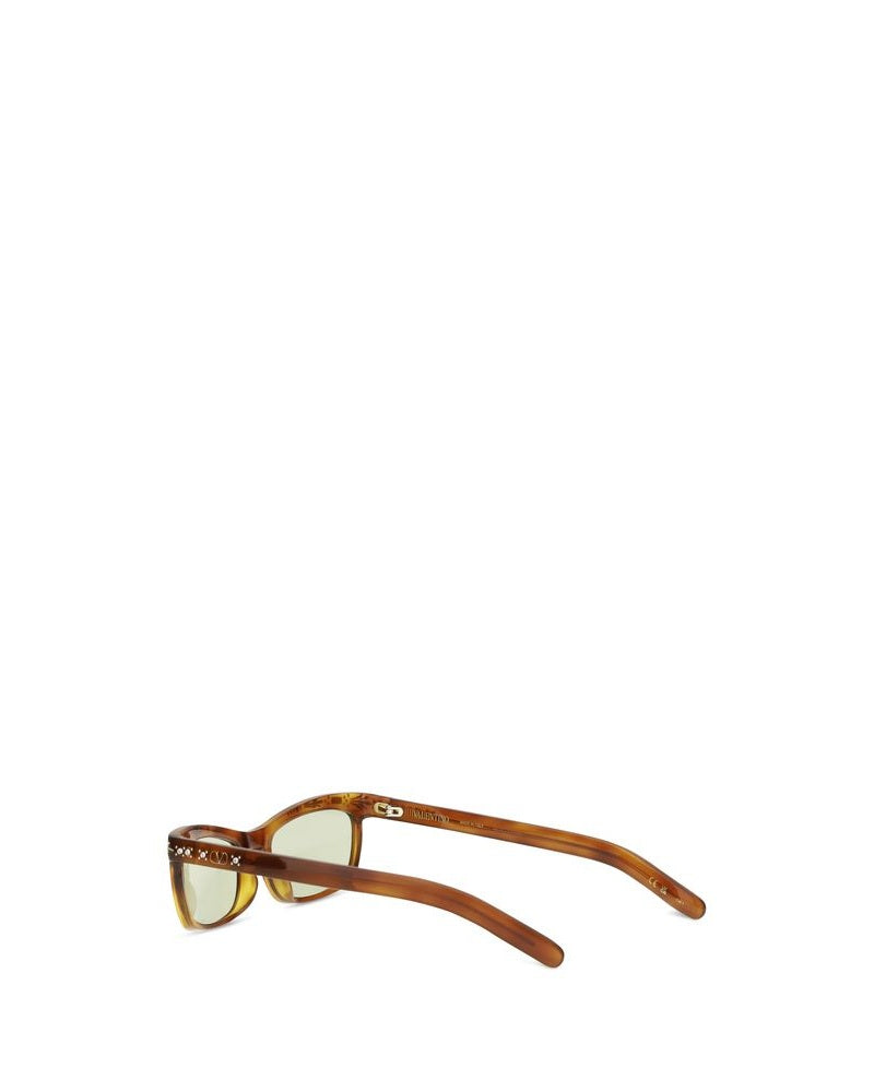 Valentino Garavani Brown Acetate Sunglasses Glam Steals