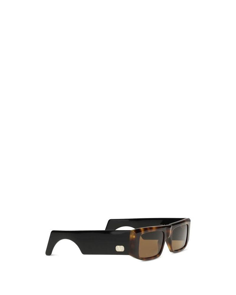 Valentino Garavani Brown Acetate Sunglasses Glam Steals