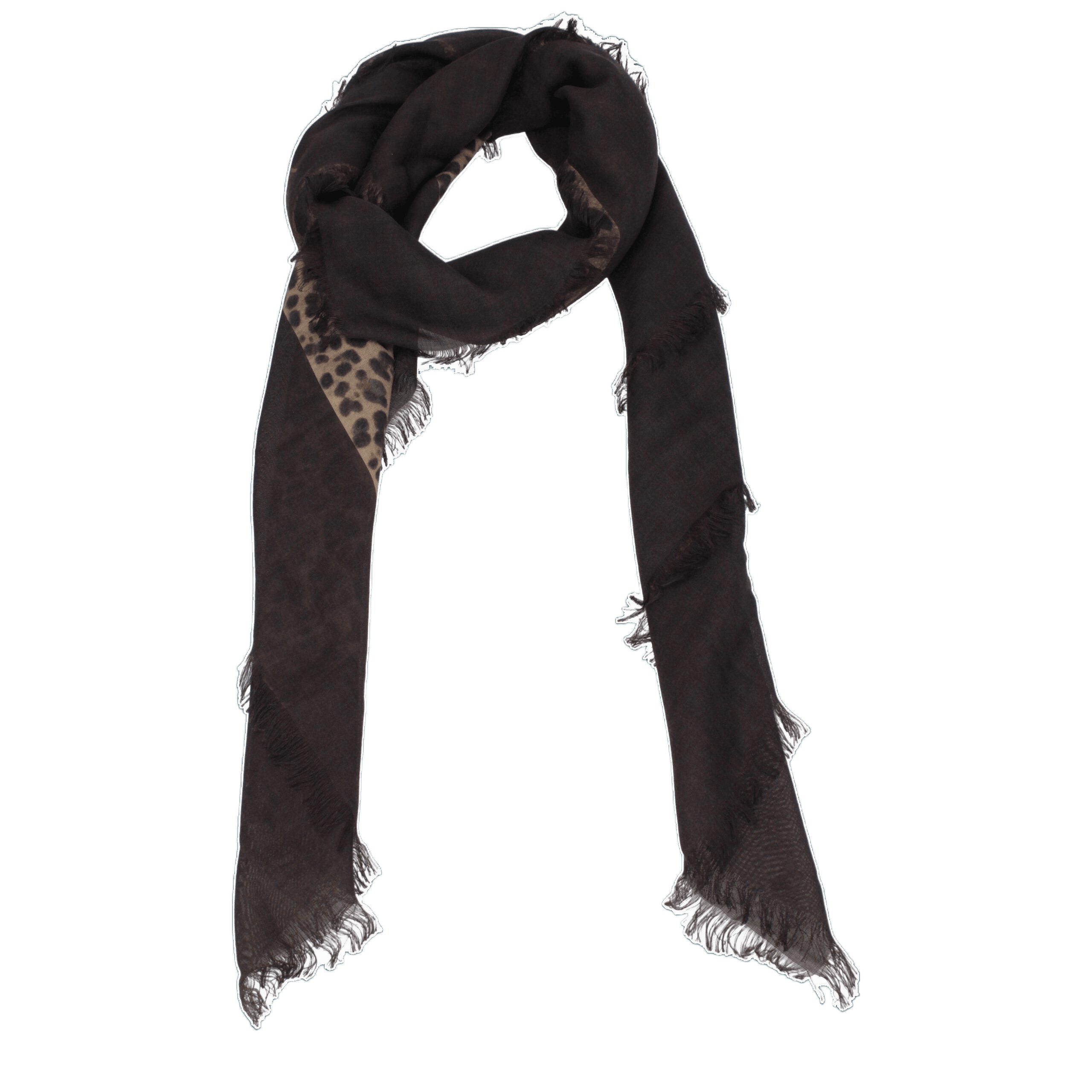 Valentino Garavani Brown Cashmere Foulard Scarf Glam Steals