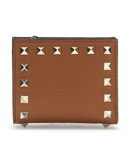 Valentino Garavani Brown Lamb Ovis Aries Wallet 