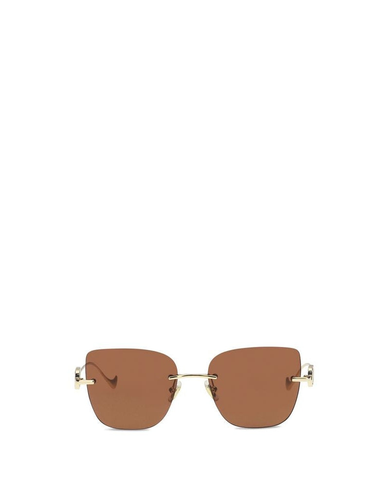 Valentino Garavani Brown Metal Sunglasses Glam Steals
