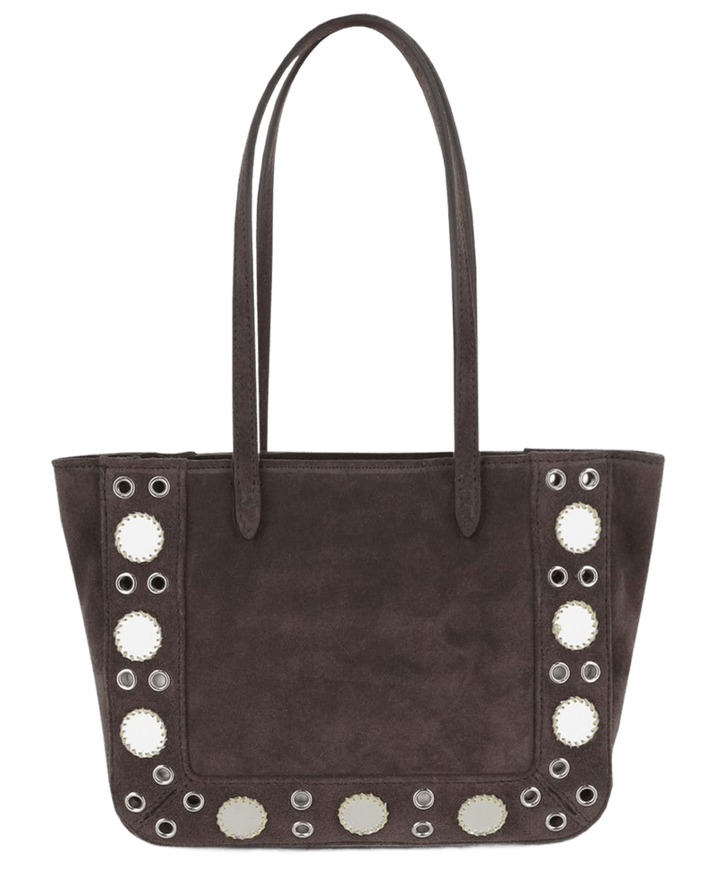 Valentino Garavani Brown Suede Mini Tote Bag Nellcôte in Leather Glam Steals
