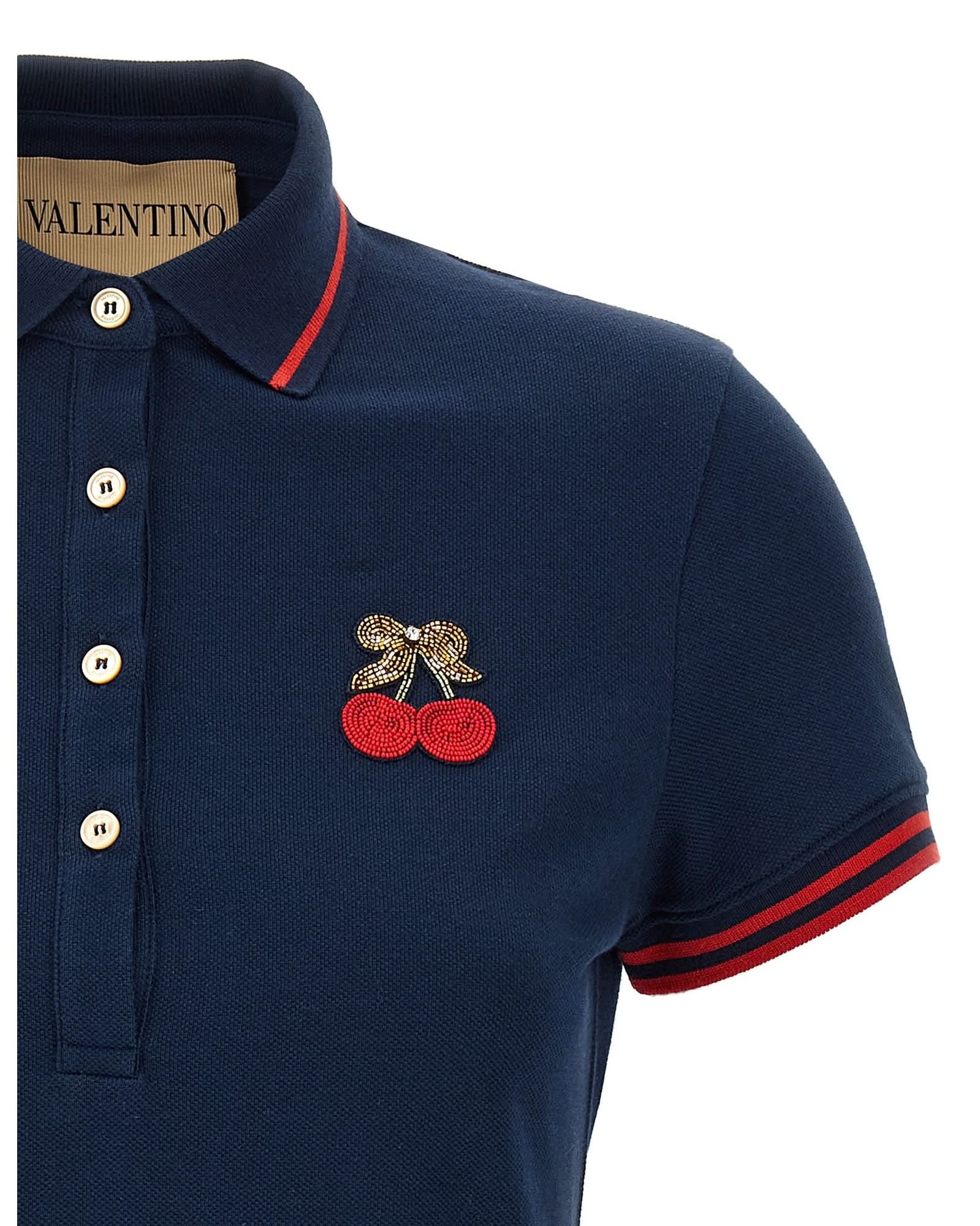 Valentino Garavani Cherryfic Polo Shirt Glam Steals