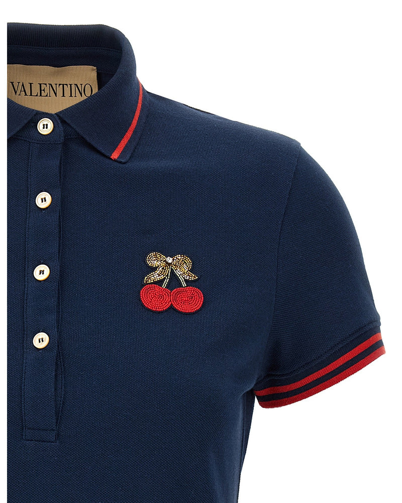 Valentino Garavani Cherryfic Polo Shirt Glam Steals