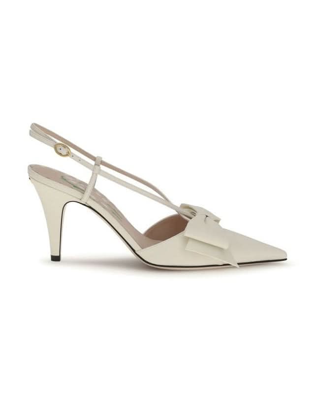 Valentino Garavani Cream Lamb Ovis Aries High Heel Pumps Heels