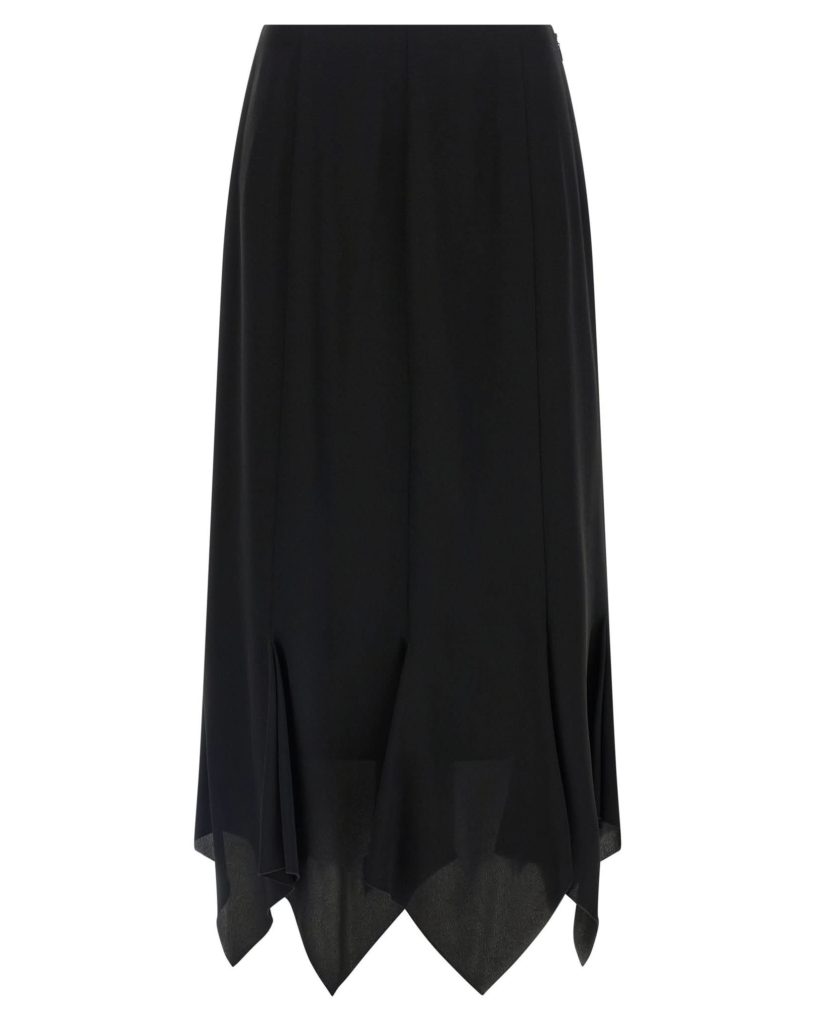 Valentino Garavani Crêpe De Chine Skirt Glam Steals