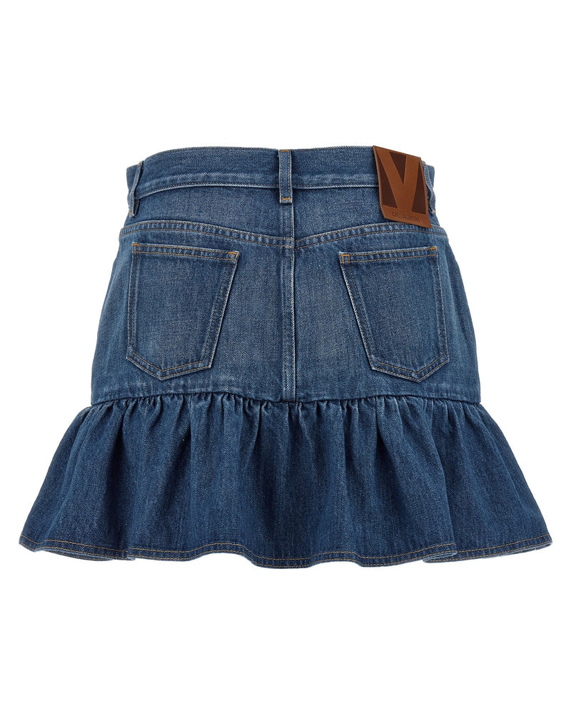 Valentino Garavani Denim Skirt Glam Steals