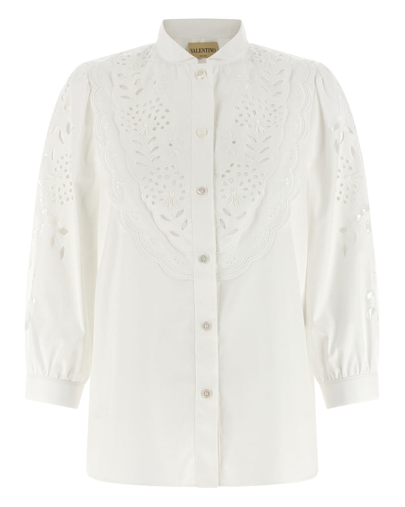 Valentino Garavani Embroidered Sangallo Shirt Glam Steals