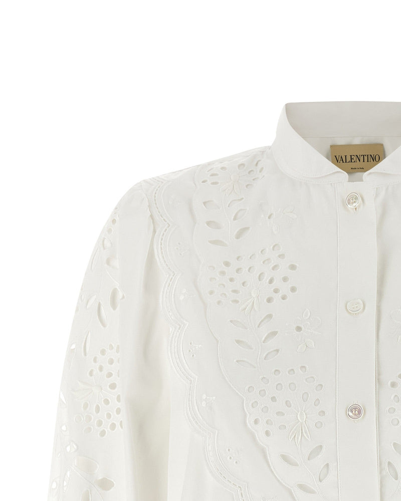 Valentino Garavani Embroidered Sangallo Shirt Glam Steals