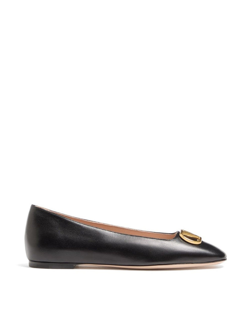 Valentino Garavani VLogo Ballet Flats Glam Steals