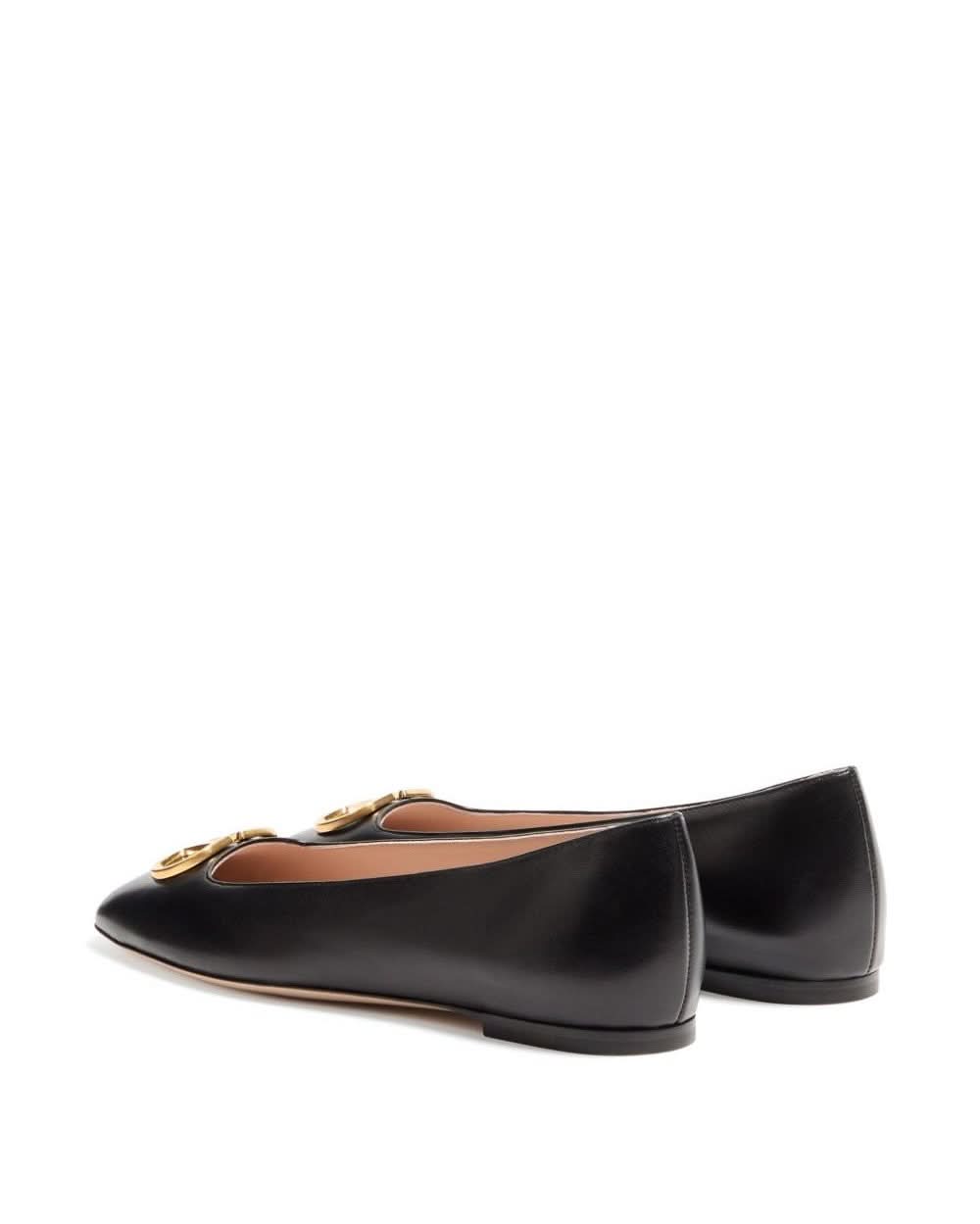 Valentino Garavani VLogo Ballet Flats Glam Steals