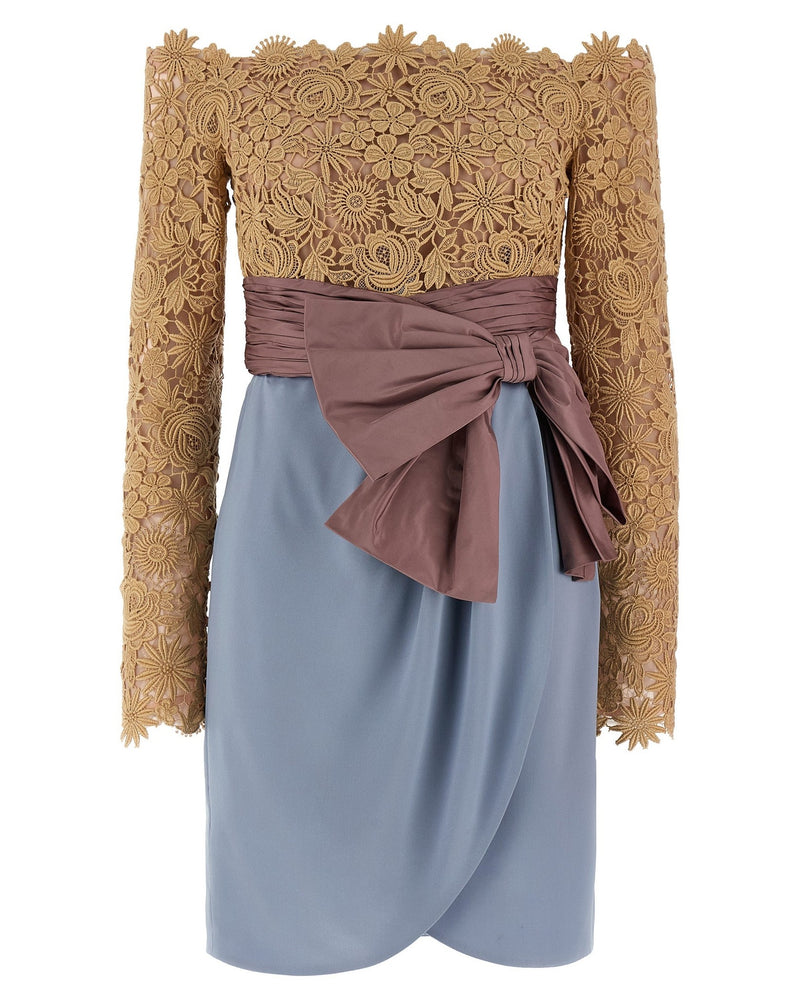 Valentino Garavani Fleur A Jours Flower Mix Dress Glam Steals
