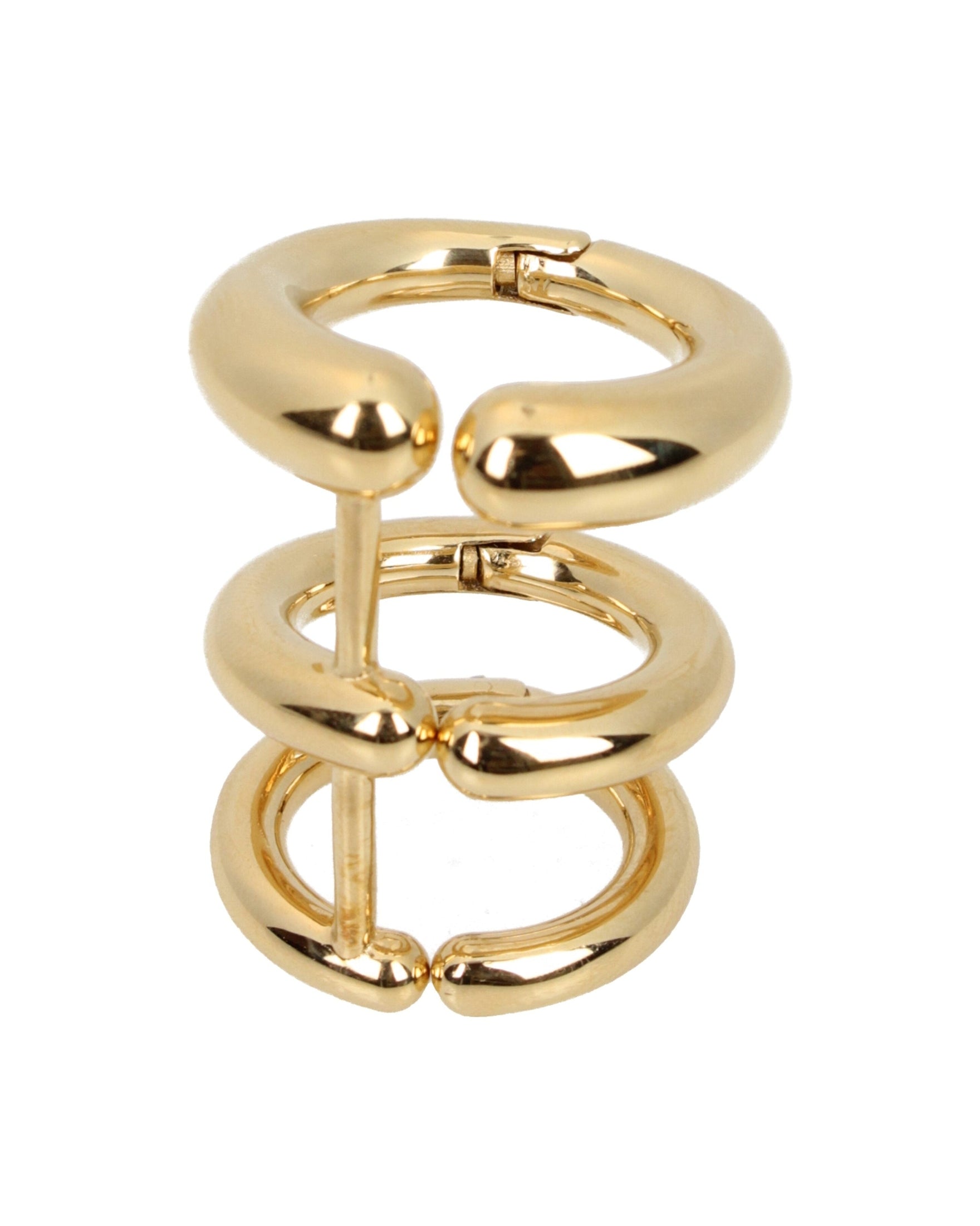Valentino Garavani Gold Metal Earrings Glam Steals