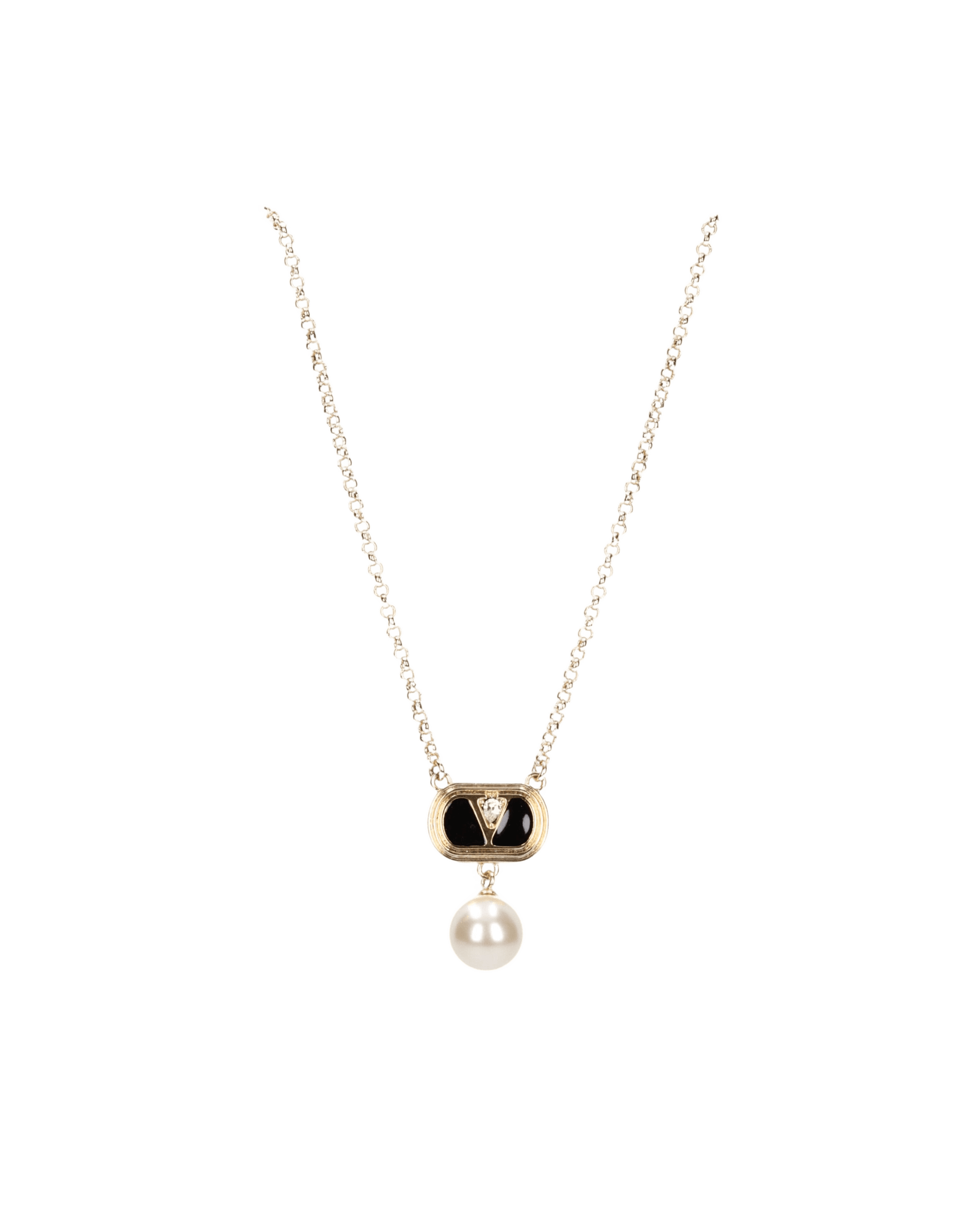 Valentino Garavani Gold Metal Necklace