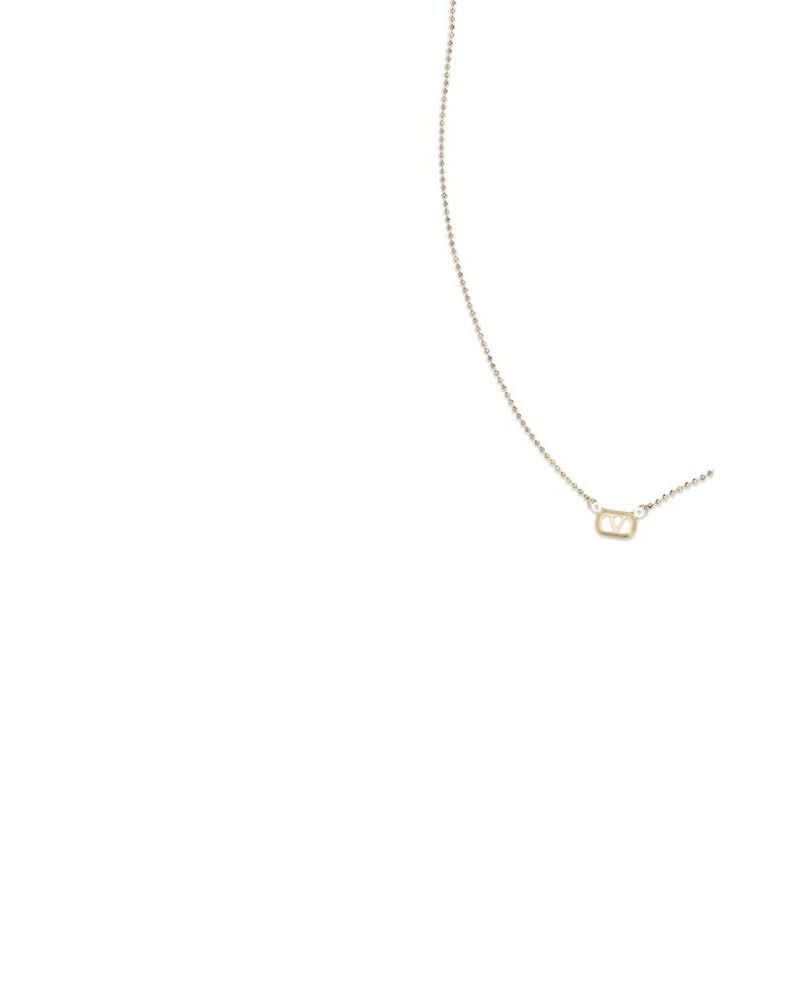 Valentino Garavani Gold Metal Necklace 