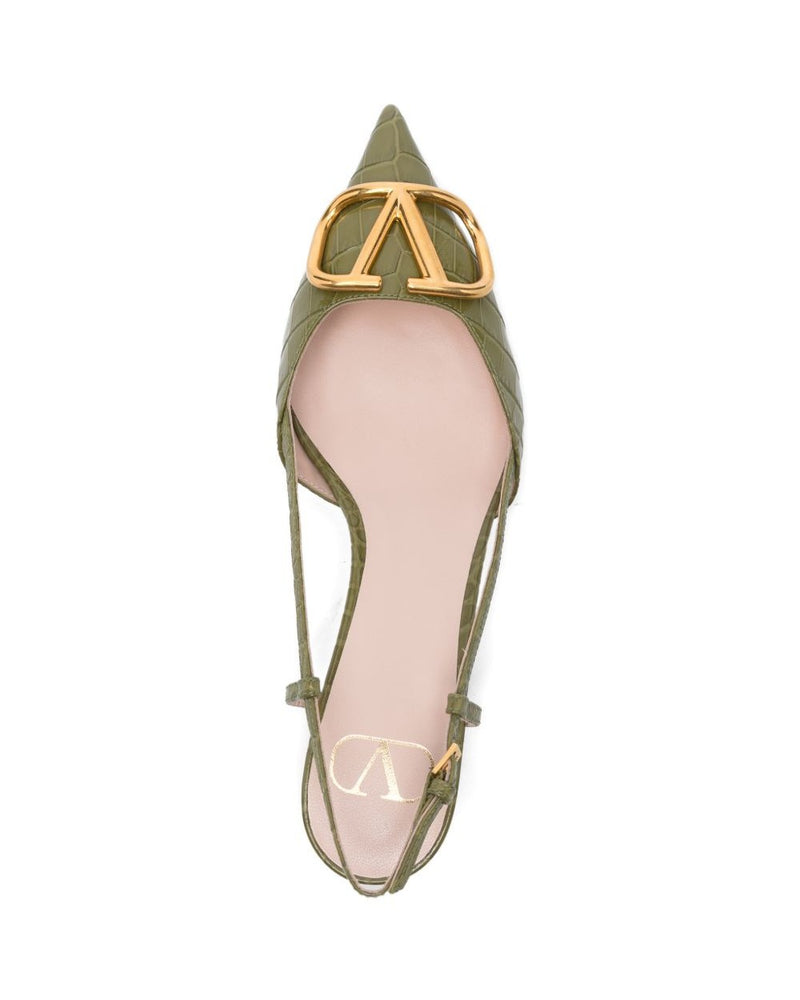 Valentino Garavani Green Heel Medium Heel