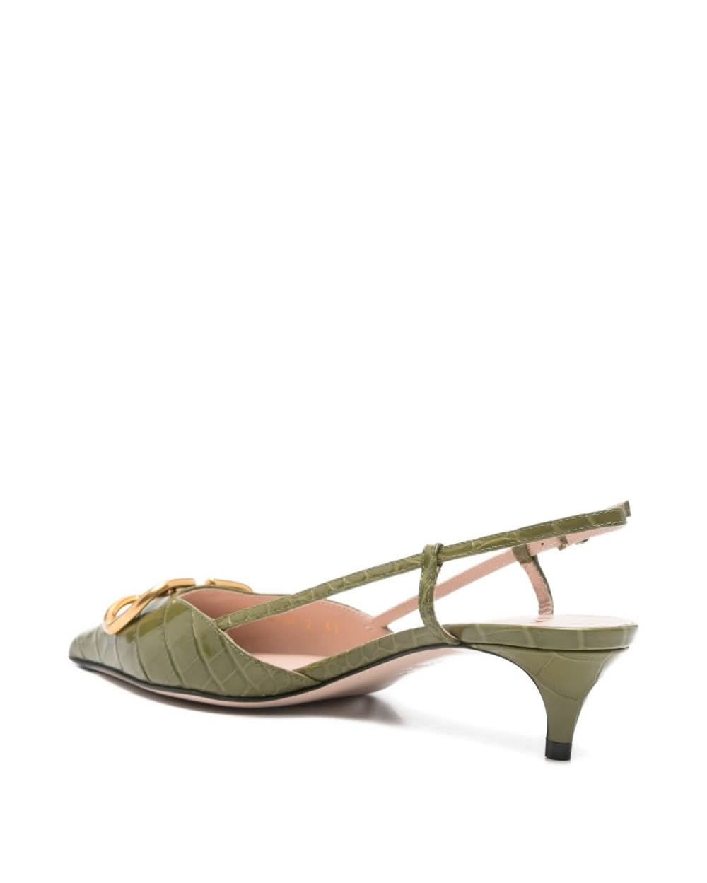 Valentino Garavani Green Heel Medium Heel