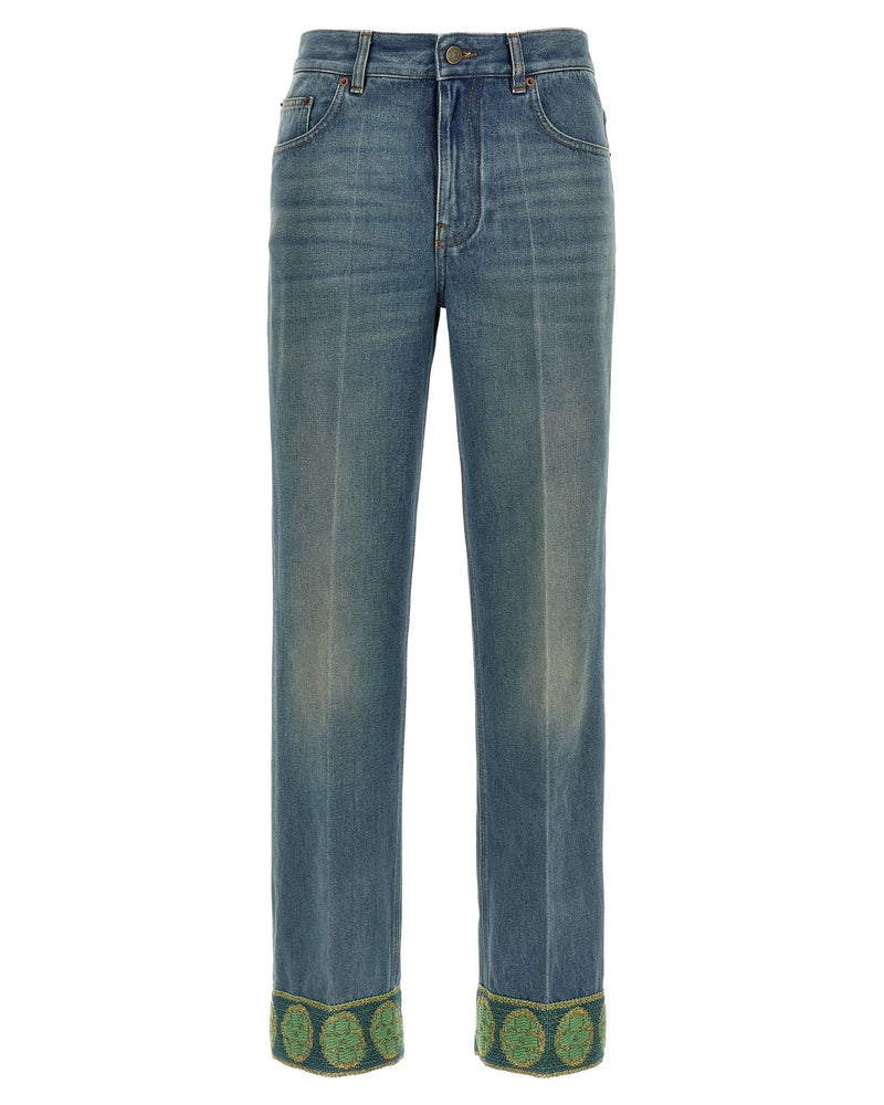 Valentino Garavani Jacquard Jeans Glam Steals