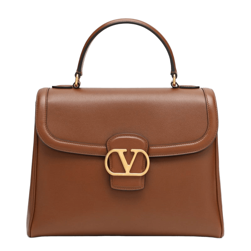 Valentino Garavani Large Shoulder Bag 9to5 Tobacco Glam Steals