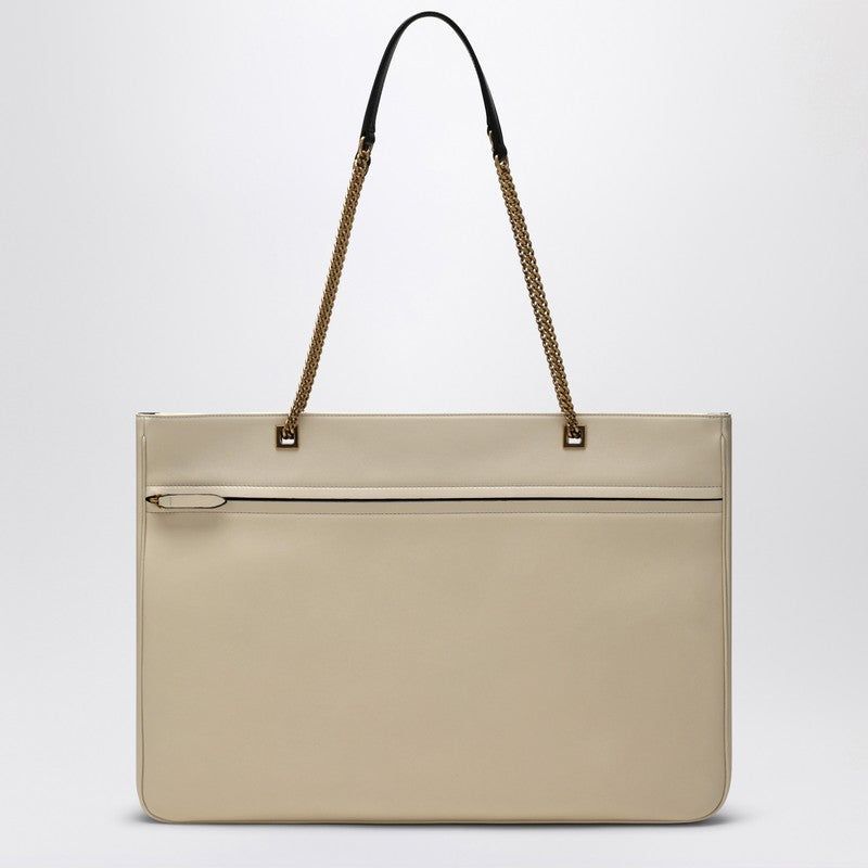 Valentino Garavani Large Viva Superstar Bag in Butter White/black Glam Steals