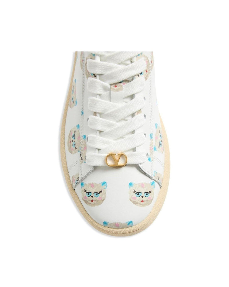 Valentino Garavani Le Chat De La Maison Royco Sneaker in Nappa Calfskin Glam Steals