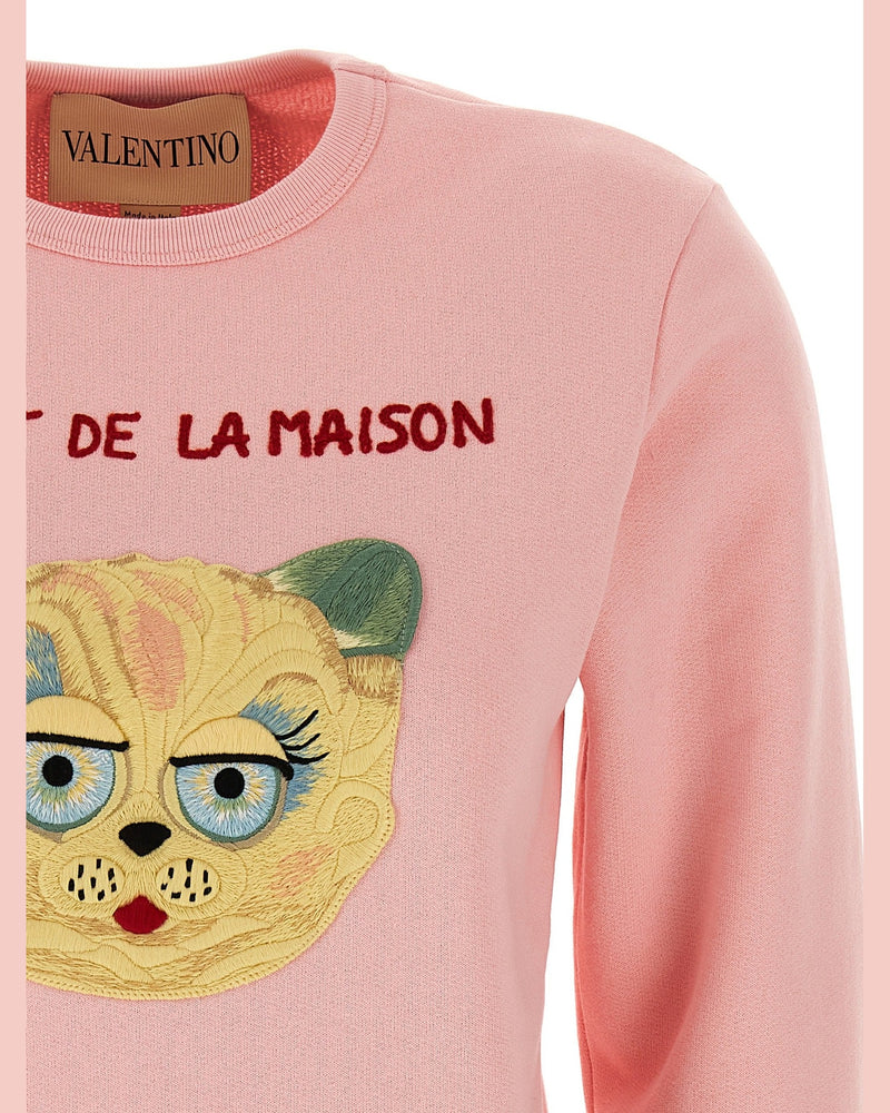 Valentino Garavani Le Chat De La Maison Sweatshirt Glam Steals
