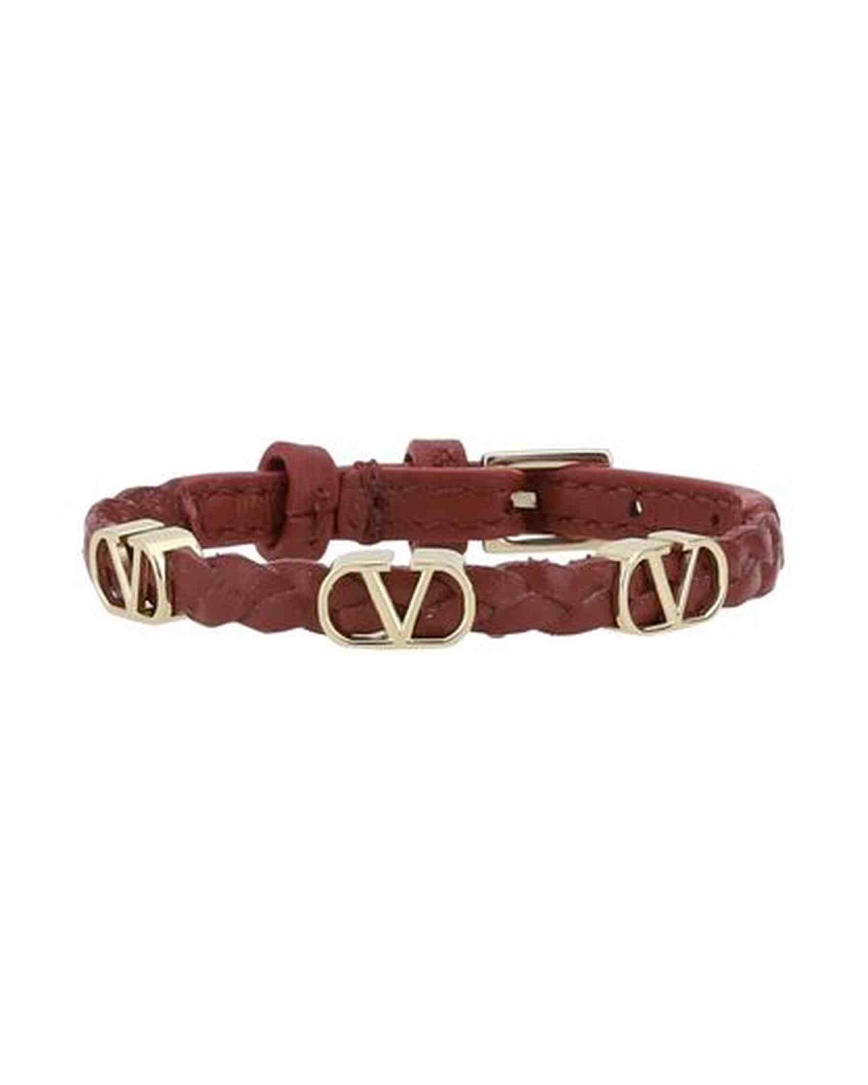 Valentino Garavani Leather Bracelet Glam Steals