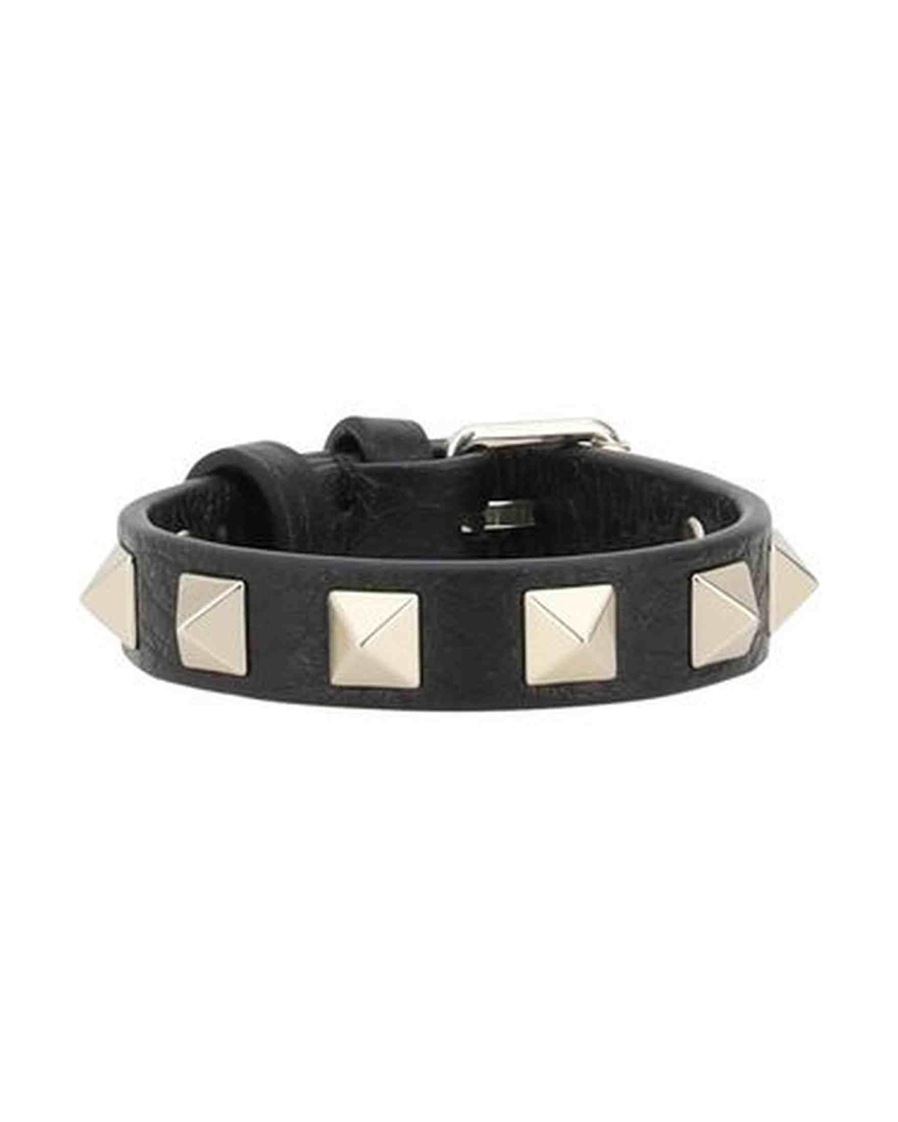 Valentino Garavani Leather Bracelet Glam Steals