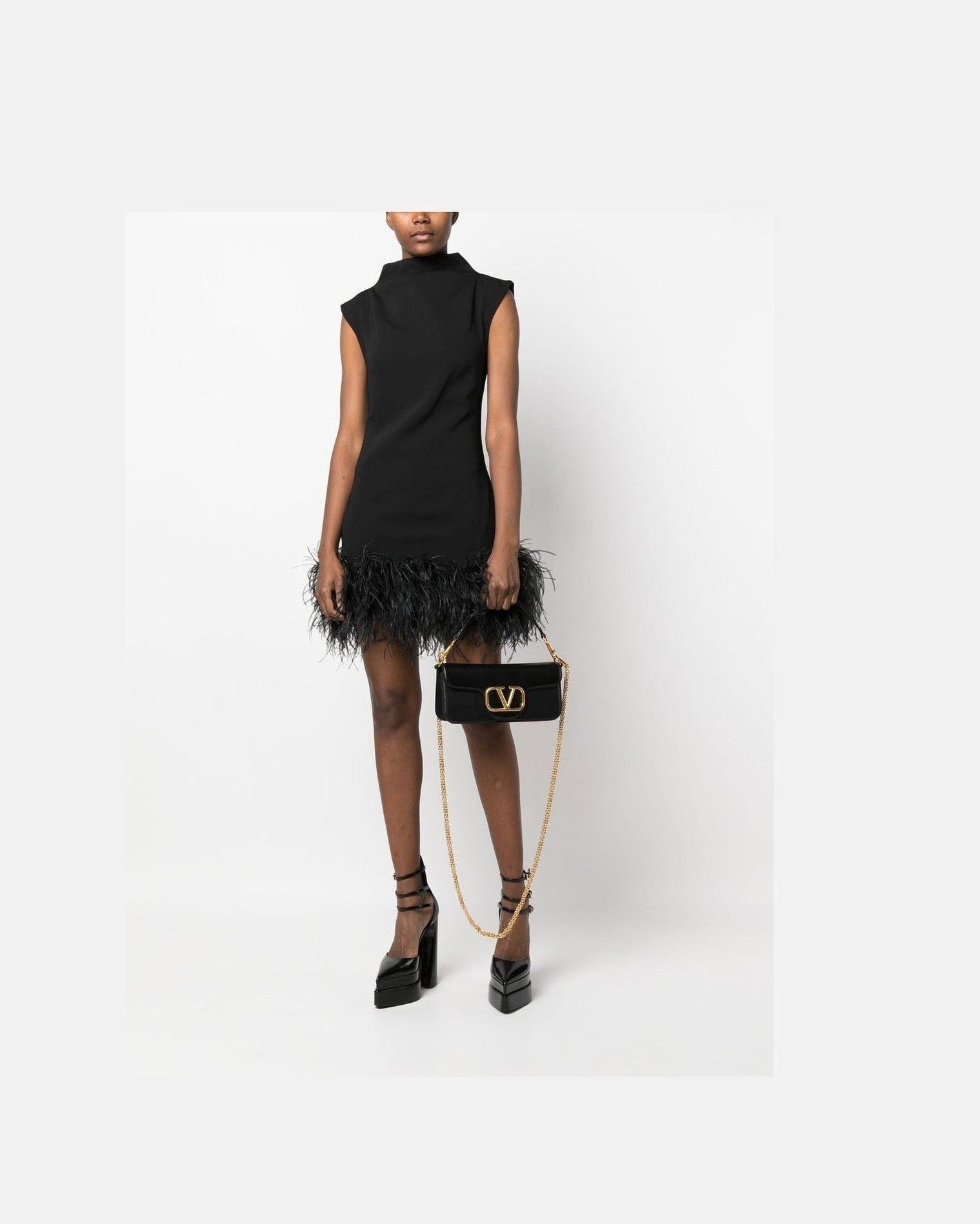 Valentino Garavani Locò Calfskin Shoulder Bag Glam Steals