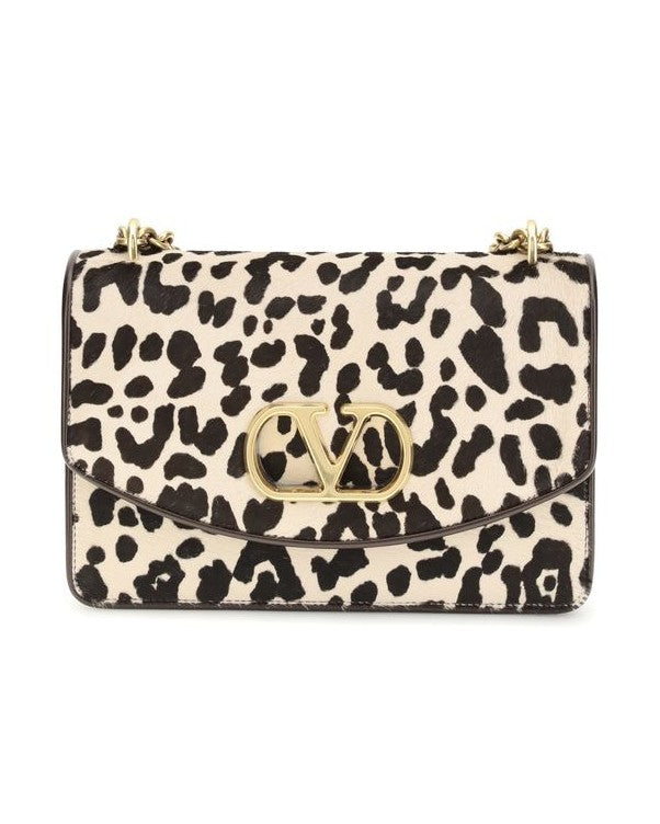 Valentino Garavani Multicolor Calf Leather Bos Taurus Shoulder Bag Glam Steals