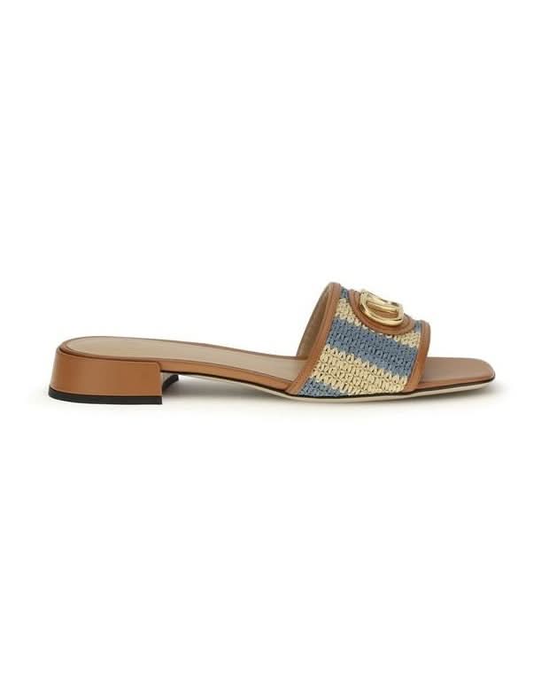 Valentino Garavani Multicolor Leather Calf Bos Taurus Sandals 