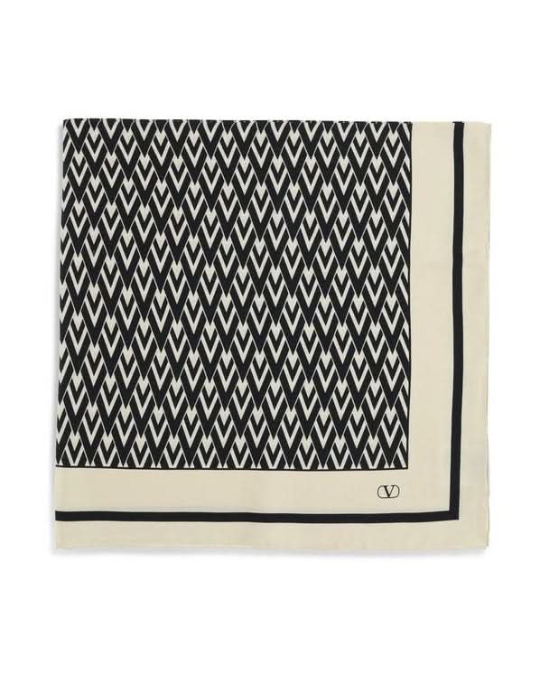 Valentino Garavani Multicolor Silk Scarf 