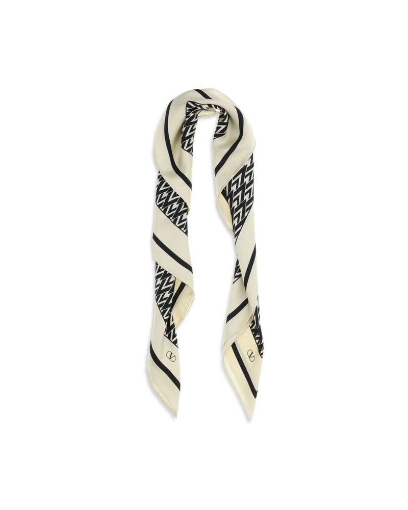 Valentino Garavani Multicolor Silk Scarf 