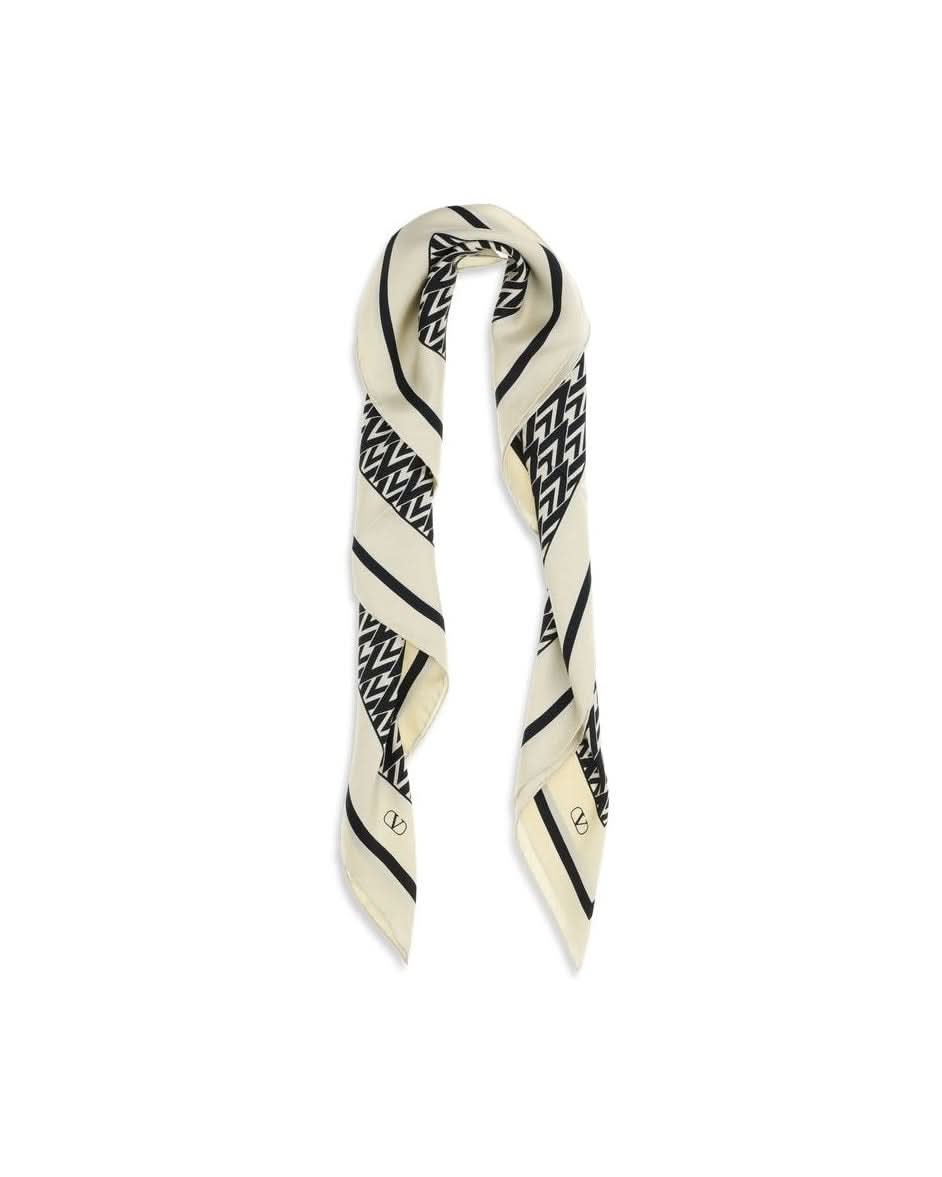 Valentino Garavani Multicolor Silk Scarf 