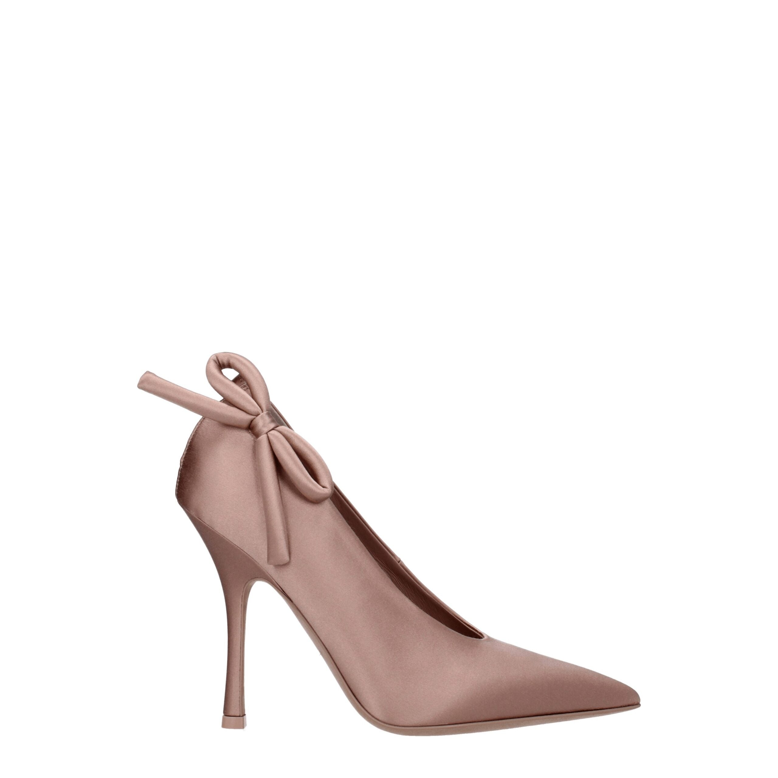 Valentino Garavani Pink Satin High Heel Pumps Glam Steals