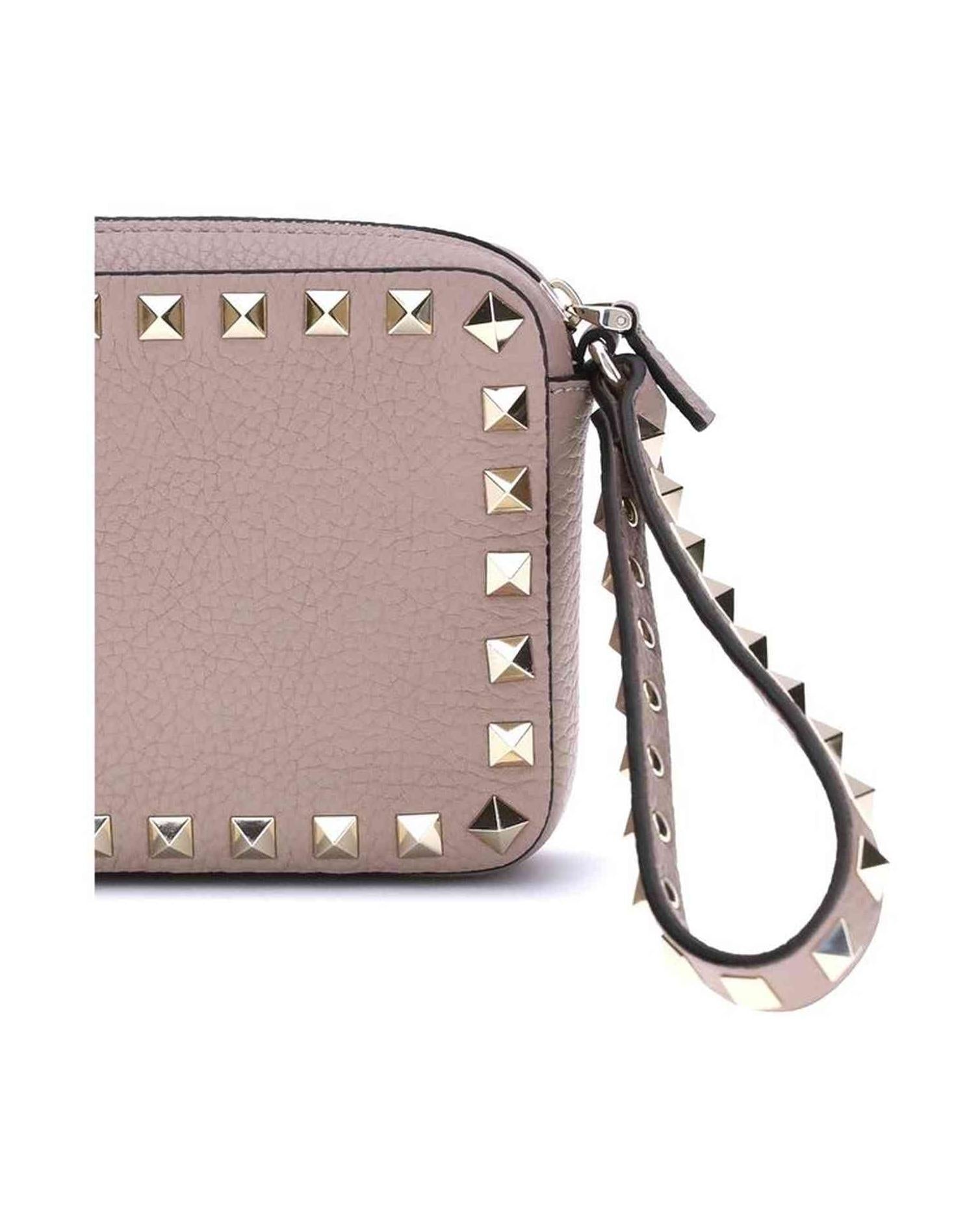 Valentino Garavani Pochette | Rockstud Vitello Stampa Alc Glam Steals