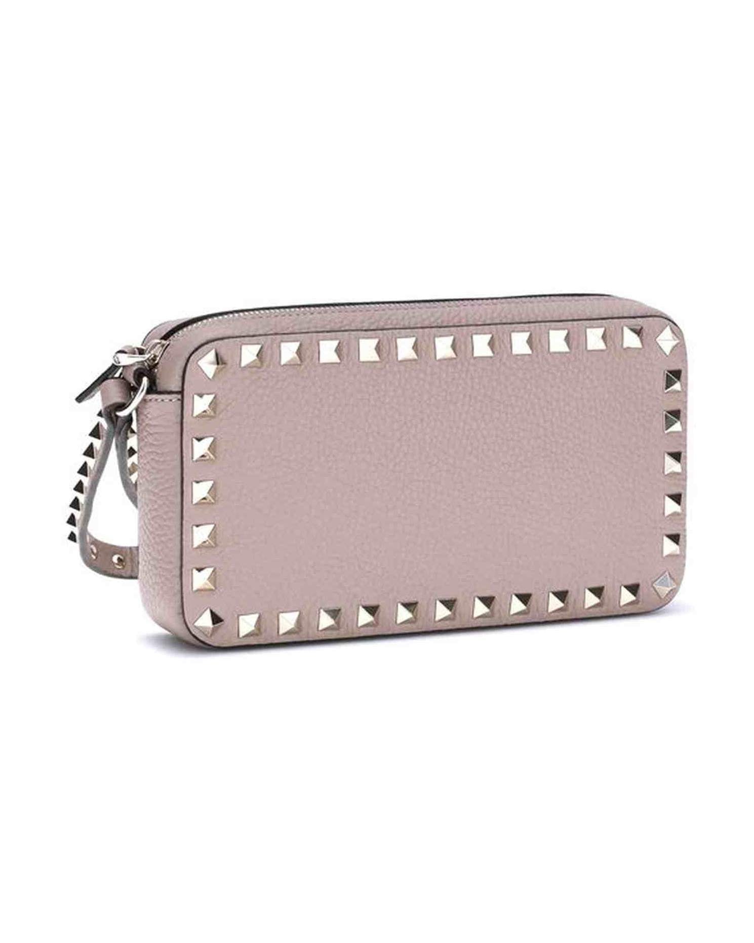 Valentino Garavani Pochette | Rockstud Vitello Stampa Alc Glam Steals